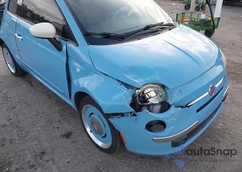 2015 Fiat 500 1957 Edition from USA, damaged, VIN 3C3CFFCR1FT570727
